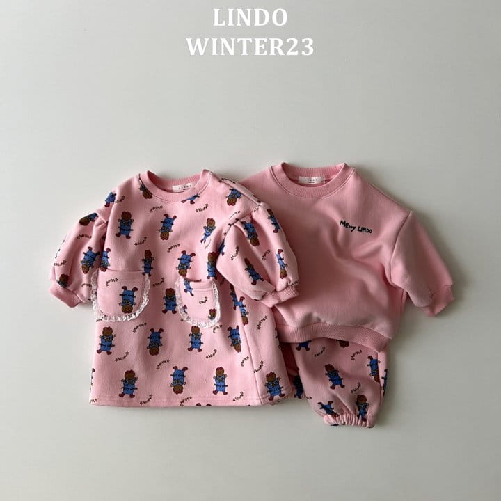 Lindo - Korean Children Fashion - #littlefashionista - Merry Top Bottom Set - 9