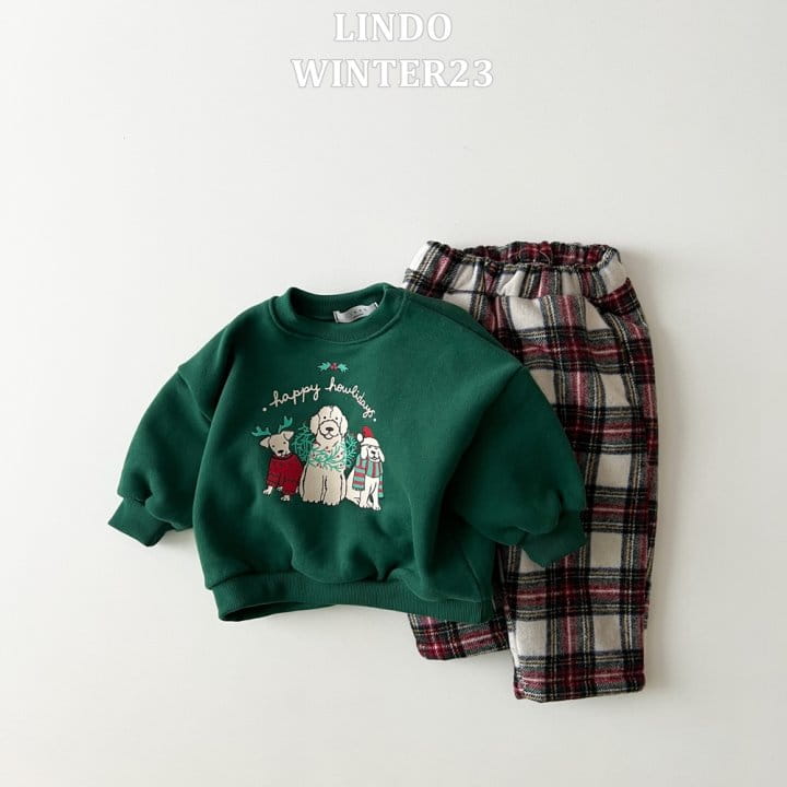 Lindo - Korean Children Fashion - #littlefashionista - Tree Check Pants - 6