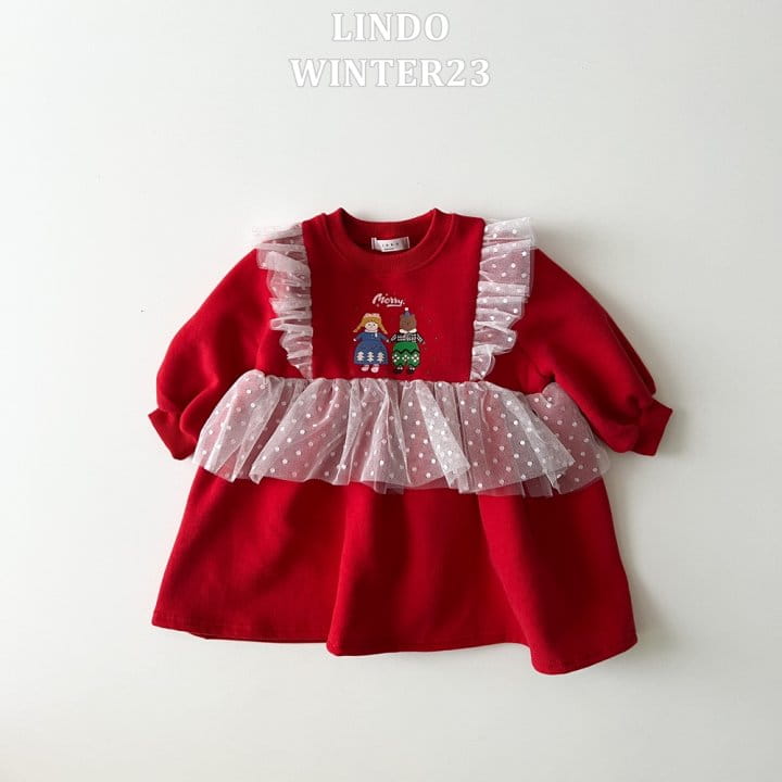 Lindo - Korean Children Fashion - #magicofchildhood - Noel Frill One-Piece