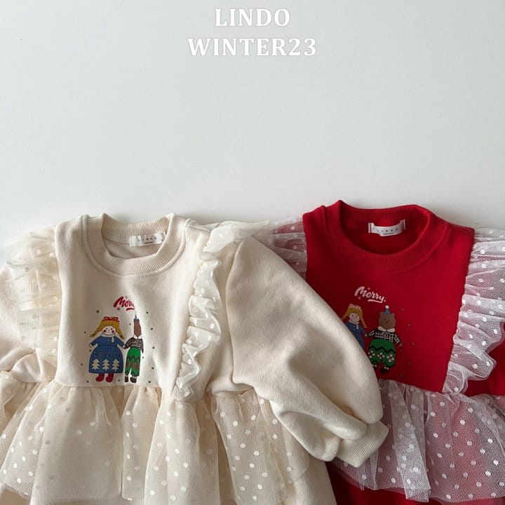 Lindo - Korean Children Fashion - #prettylittlegirls - Noel Frill One-Piece - 4