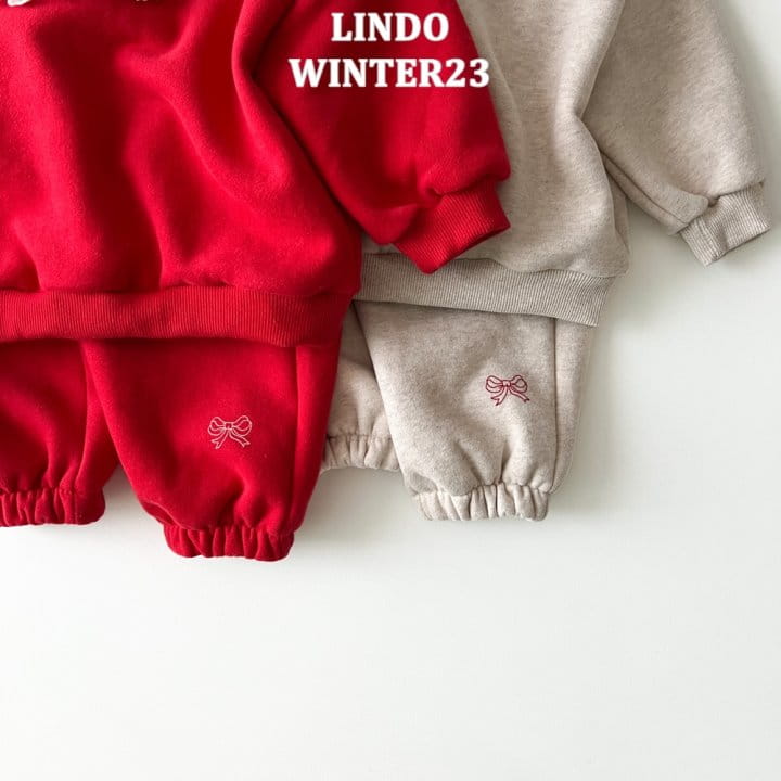 Lindo - Korean Children Fashion - #toddlerclothing - Mini Ribbon Top Bottom Set - 6