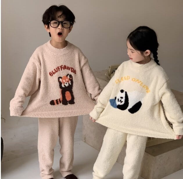Little Rabbit - Korean Children Fashion - #childrensboutique - Have A Good Night Top Bottom Set - 6