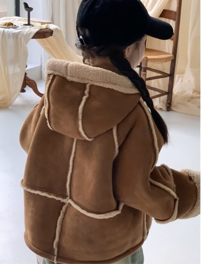 Little Rabbit - Korean Children Fashion - #kidsstore - Carmel Hoody Mustang - 6