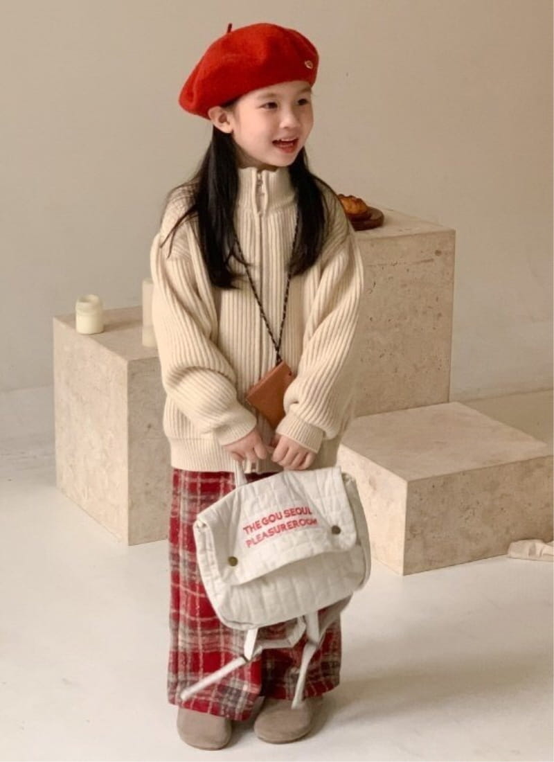 Little Rabbit - Korean Children Fashion - #kidzfashiontrend - Fondue Knit Zip-Up - 5