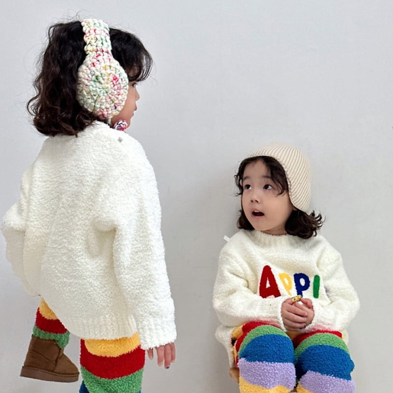 Little Rabbit - Korean Children Fashion - #minifashionista - Apple Top Bottom Set - 4
