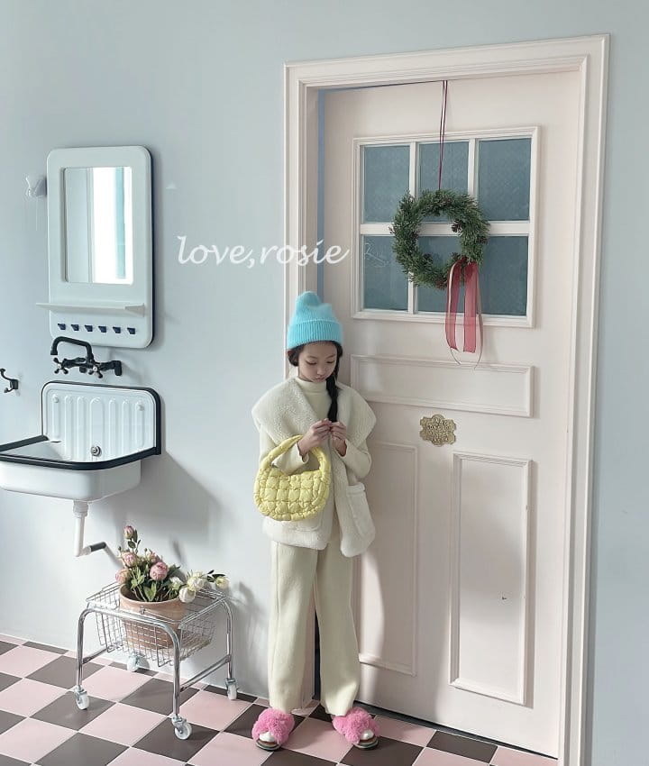 Love Rosie - Korean Children Fashion - #childofig - Cozy Pants Top Bottom Set - 9