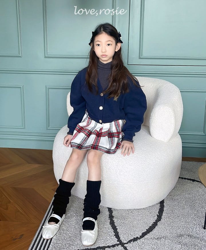 Love Rosie - Korean Children Fashion - #fashionkids - Tartan Winter Pleated Skirt - 9