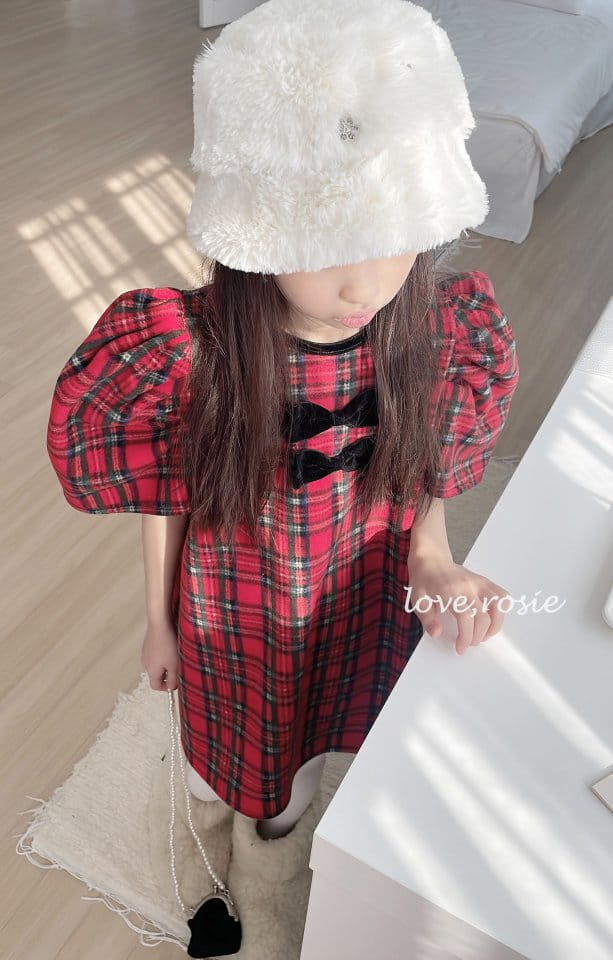 Love Rosie - Korean Children Fashion - #littlefashionista - Vivian Check One-Piece