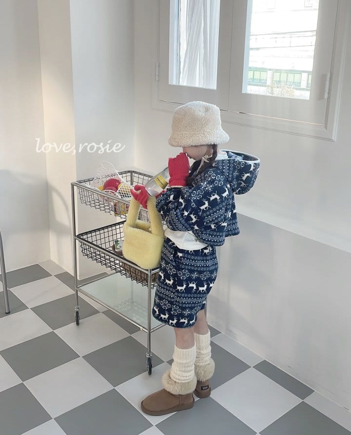 Love Rosie - Korean Children Fashion - #littlefashionista - Nordic Fleece Half Zip-Up - 4