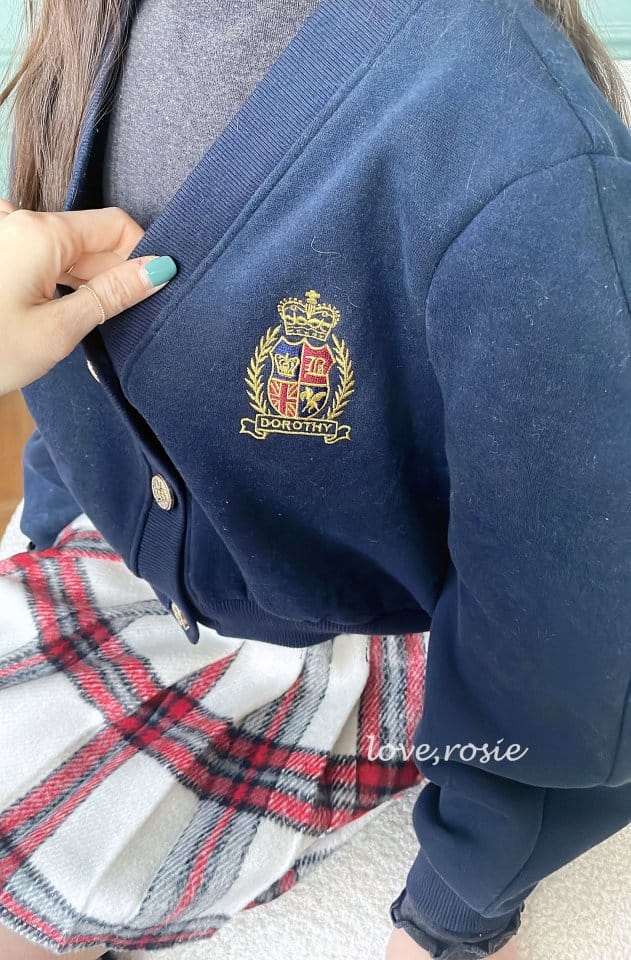 Love Rosie - Korean Children Fashion - #minifashionista - School Embroider Cardigan