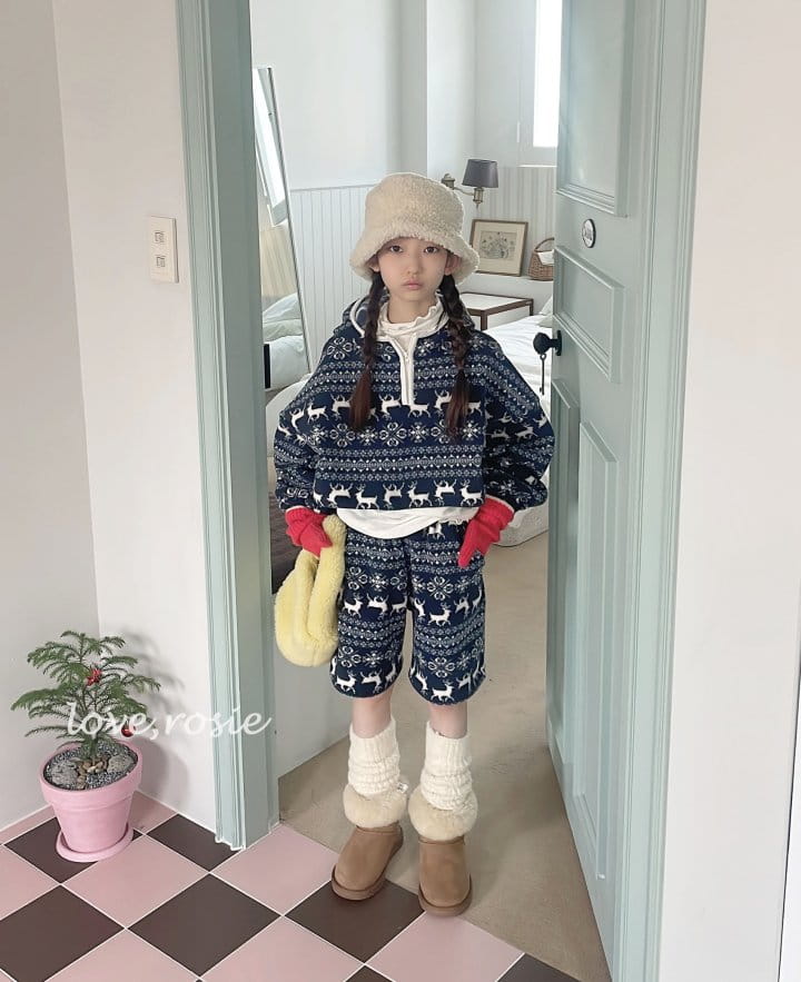 Love Rosie - Korean Children Fashion - #prettylittlegirls - Nordic Fleece Half Zip-Up - 6
