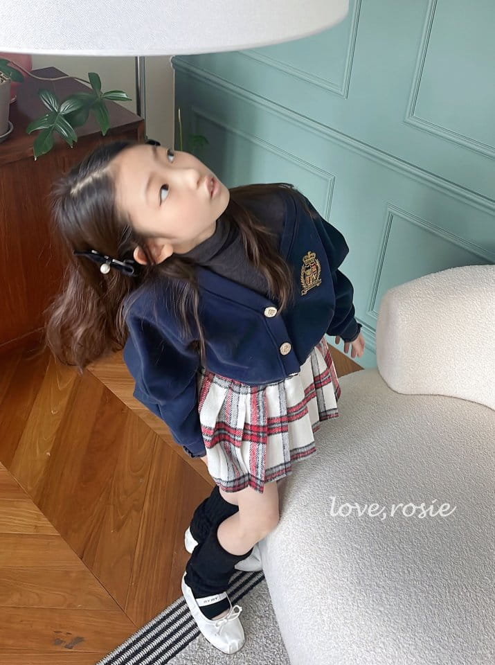 Love Rosie - Korean Children Fashion - #prettylittlegirls - School Embroider Cardigan - 2