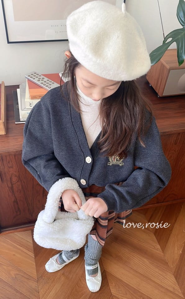 Love Rosie - Korean Children Fashion - #stylishchildhood - School Embroider Cardigan - 5