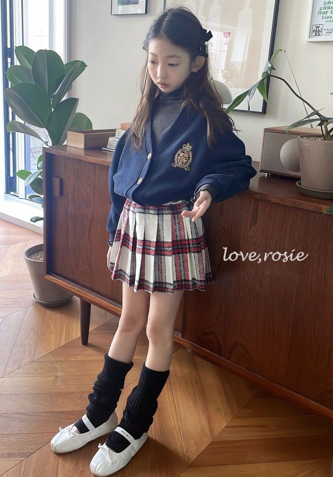 Love Rosie - Korean Children Fashion - #todddlerfashion - School Embroider Cardigan - 3