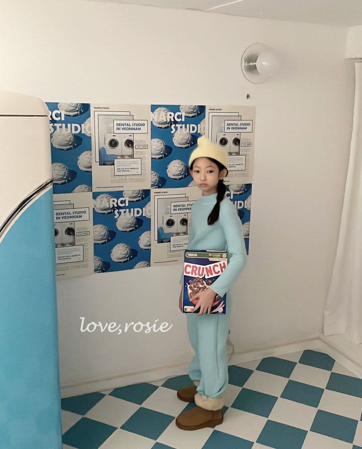 Love Rosie - Korean Children Fashion - #toddlerclothing - Cozy Pants Top Bottom Set - 7