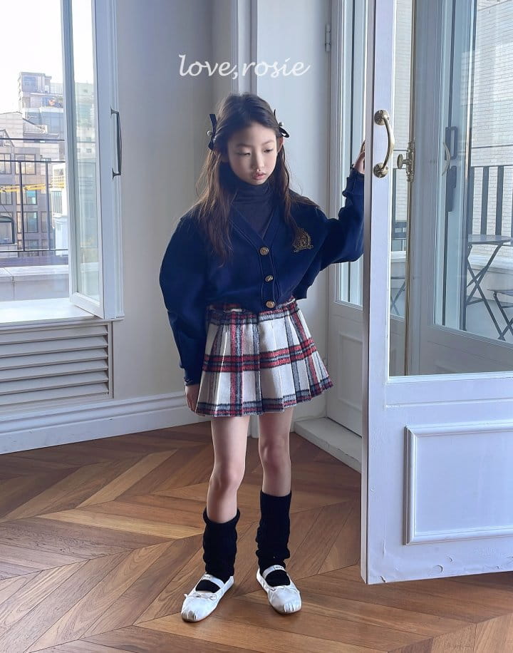 Love Rosie - Korean Children Fashion - #toddlerclothing - Tartan Winter Pleated Skirt - 3