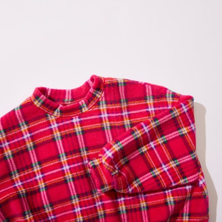 Middle Name - Korean Children Fashion - #toddlerclothing - Check Sweatshirt