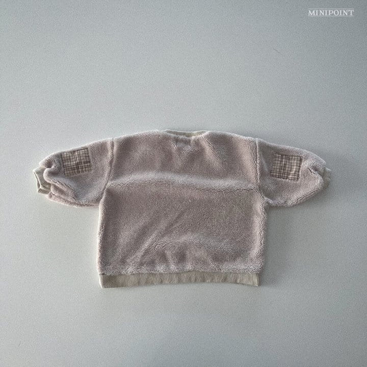 Minipoint - Korean Children Fashion - #kidsstore - Check Bear Sweatshirt