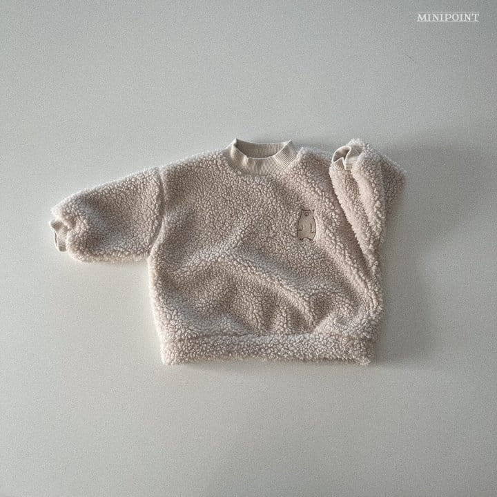 Minipoint - Korean Children Fashion - #todddlerfashion - A Bear Sweatshirt