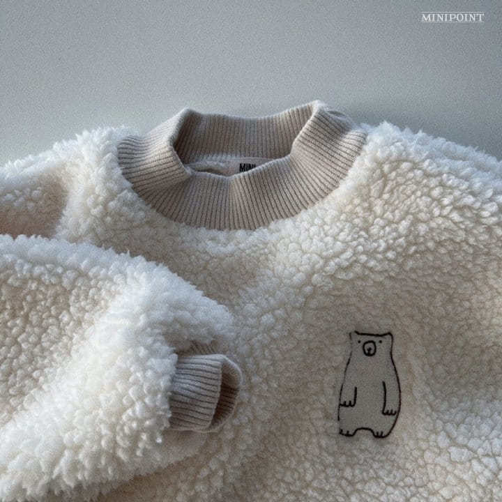 Minipoint - Korean Children Fashion - #toddlerclothing - A Bear Sweatshirt - 2