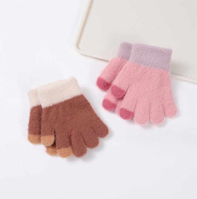 Miso - Korean Baby Fashion - #babygirlfashion - Color Finger Gloves - 6