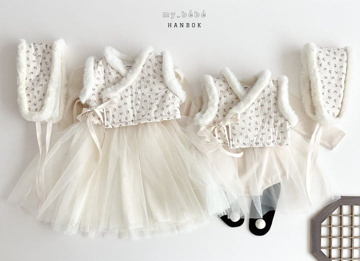 My Bebe - Korean Baby Fashion - #onlinebabyshop - Bebe Sha Dress Up For New Year Set - 10