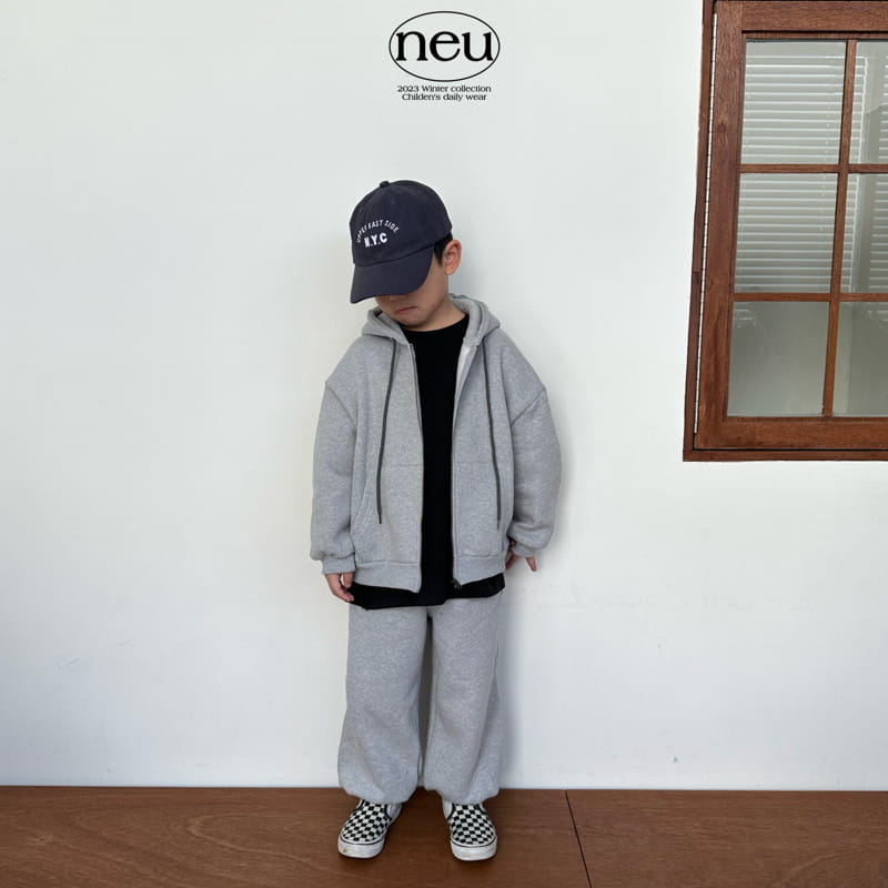 Neu - Korean Children Fashion - #designkidswear - N Embroider Jogger Pants - 5