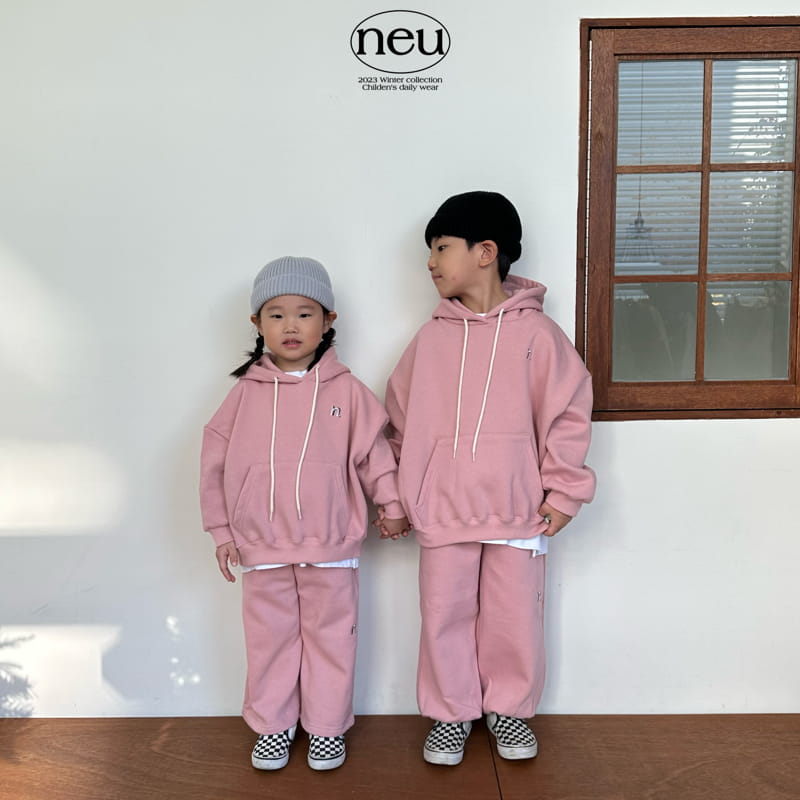 Neu - Korean Children Fashion - #kidsshorts - N Embroider Jogger Pants - 8