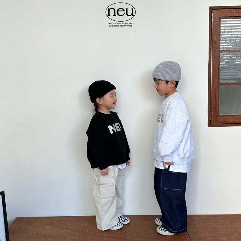 Neu - Korean Children Fashion - #kidsshorts - Reflected Sweatshirt - 2