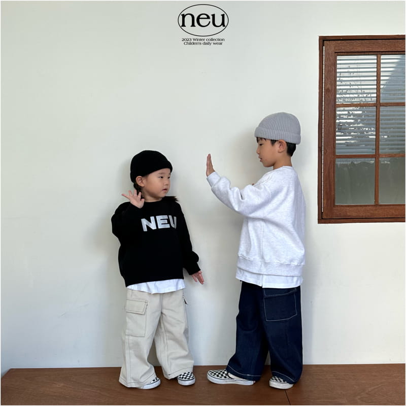 Neu - Korean Children Fashion - #kidsstore - Reflected Sweatshirt - 4