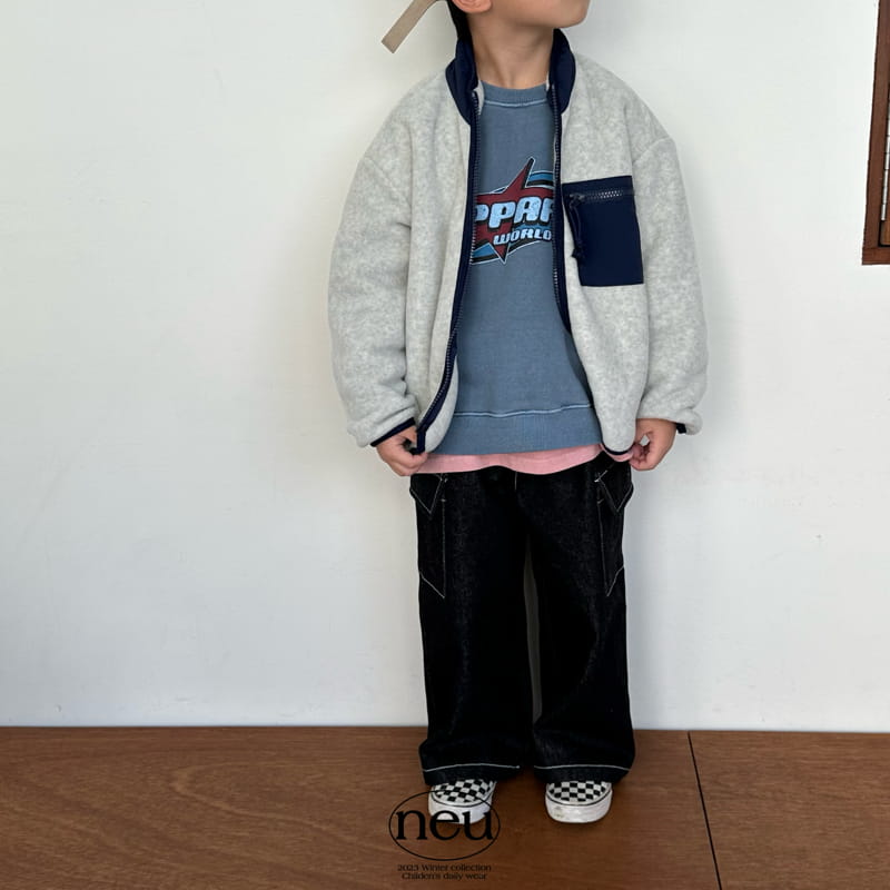 Neu - Korean Children Fashion - #littlefashionista - Tom Boy Denim Pants - 3
