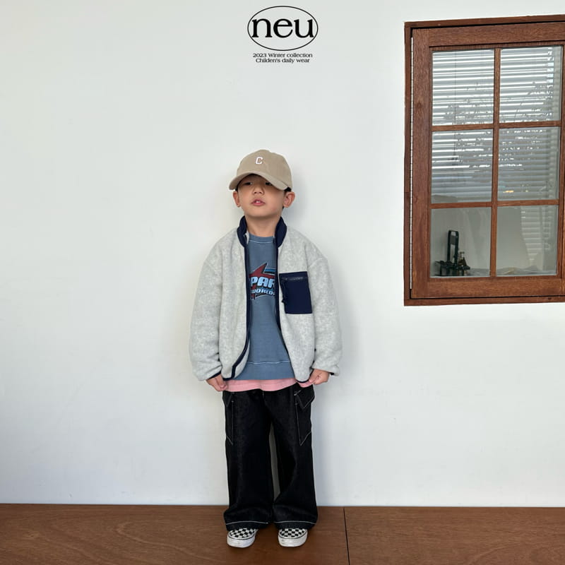 Neu - Korean Children Fashion - #littlefashionista - Tom Boy Denim Pants - 4