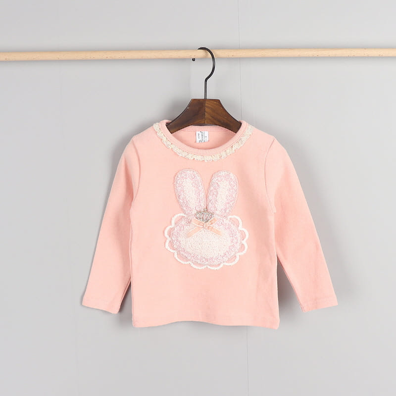 New Pierrot - Korean Children Fashion - #childrensboutique - Rabbit Round Tee - 5