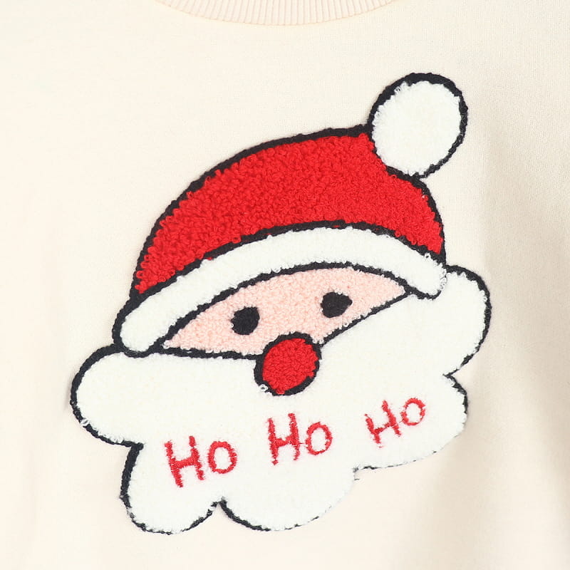 New Pierrot - Korean Children Fashion - #prettylittlegirls - Santa Fleece Tee - 7