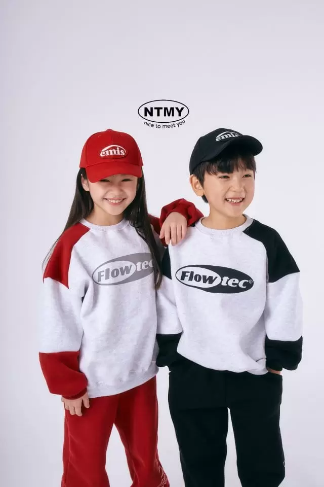 Nice To Meet You - Korean Children Fashion - #childofig - Flow Sweatshirt - 8