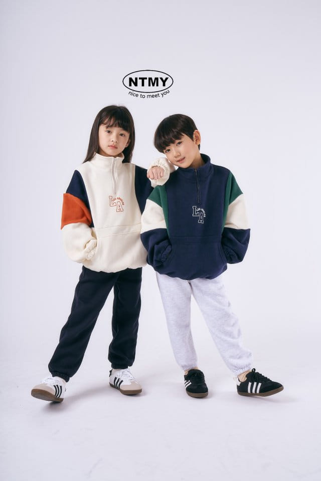 Nice To Meet You - Korean Children Fashion - #childrensboutique - La Color Zip-Up Sweatshirt