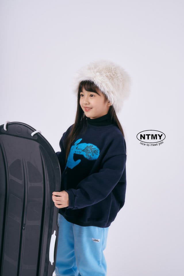 Nice To Meet You - Korean Children Fashion - #designkidswear - Carrot Rabbit Sweatshirt - 5