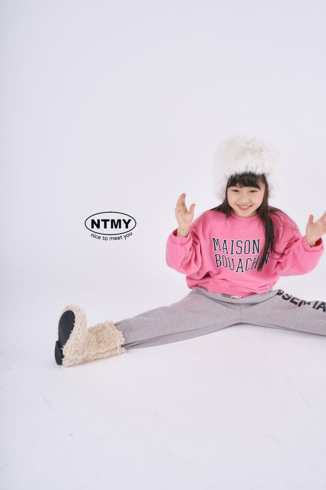 Nice To Meet You - Korean Children Fashion - #kidsshorts - Maison Sweatshirt - 6
