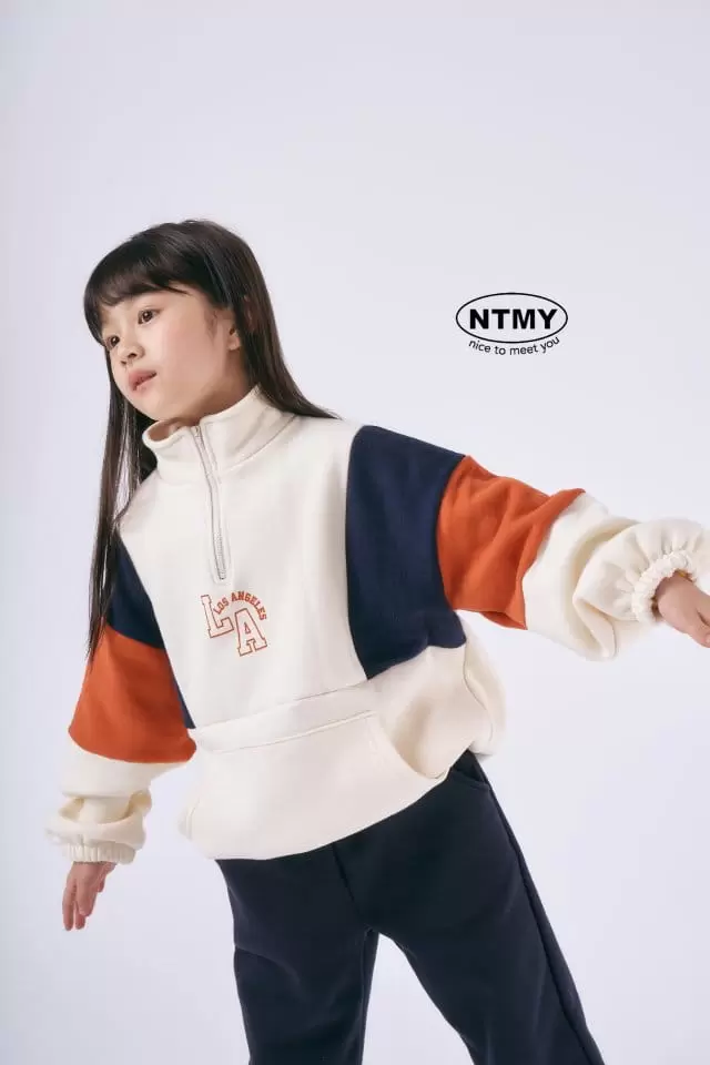 Nice To Meet You - Korean Children Fashion - #kidsshorts - La Color Zip-Up Sweatshirt - 5