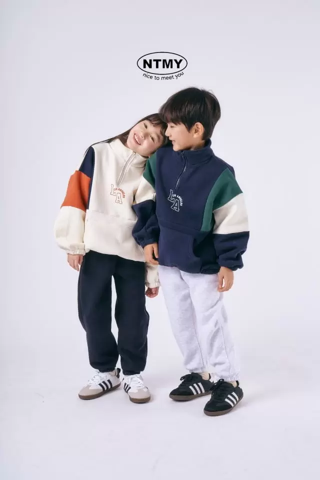 Nice To Meet You - Korean Children Fashion - #kidzfashiontrend - La Color Zip-Up Sweatshirt - 7