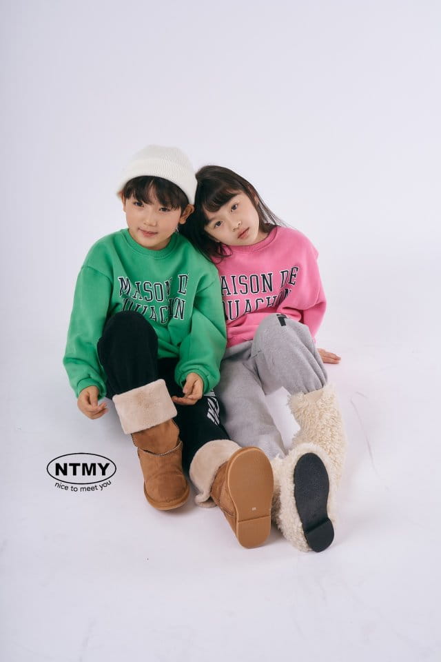Nice To Meet You - Korean Children Fashion - #littlefashionista - Maison Sweatshirt - 10