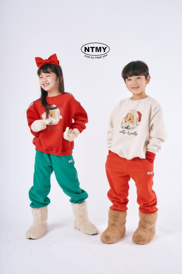 Nice To Meet You - Korean Children Fashion - #minifashionista - Santa Sweatshirt - 9