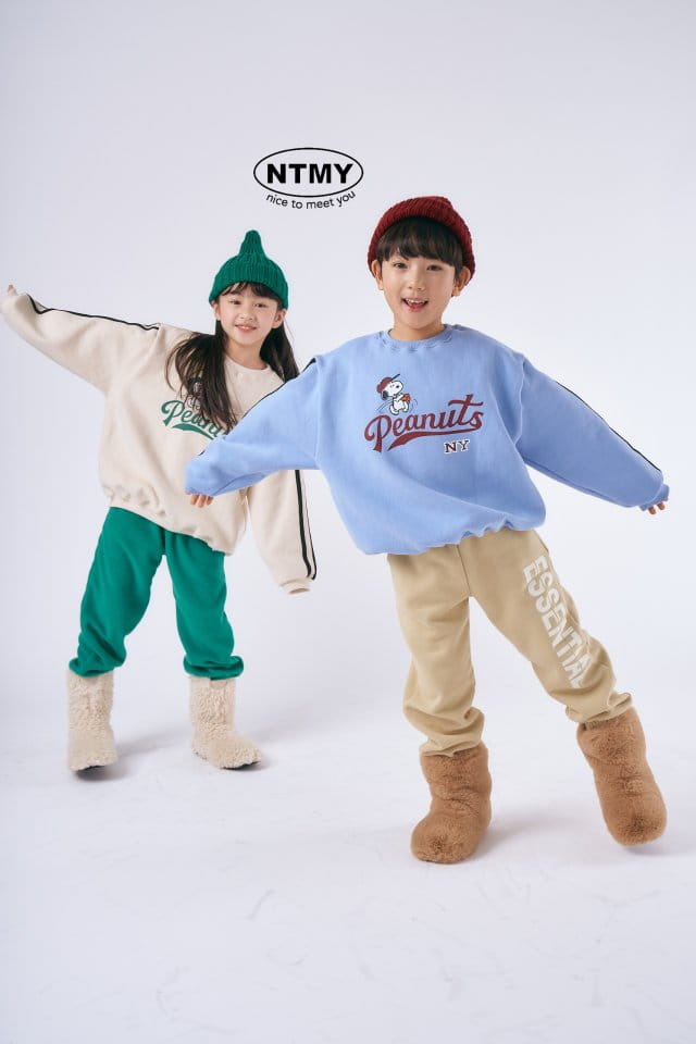 Nice To Meet You - Korean Children Fashion - #stylishchildhood - Peanut Sweatshirt - 6