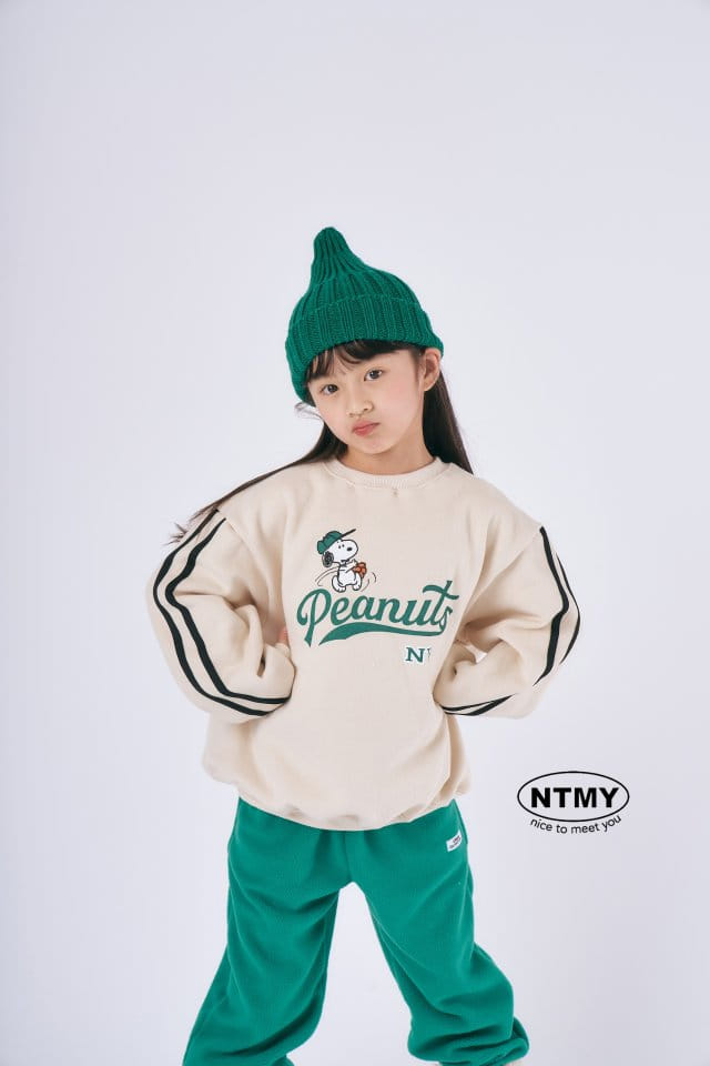 Nice To Meet You - Korean Children Fashion - #prettylittlegirls - Peanut Sweatshirt - 4