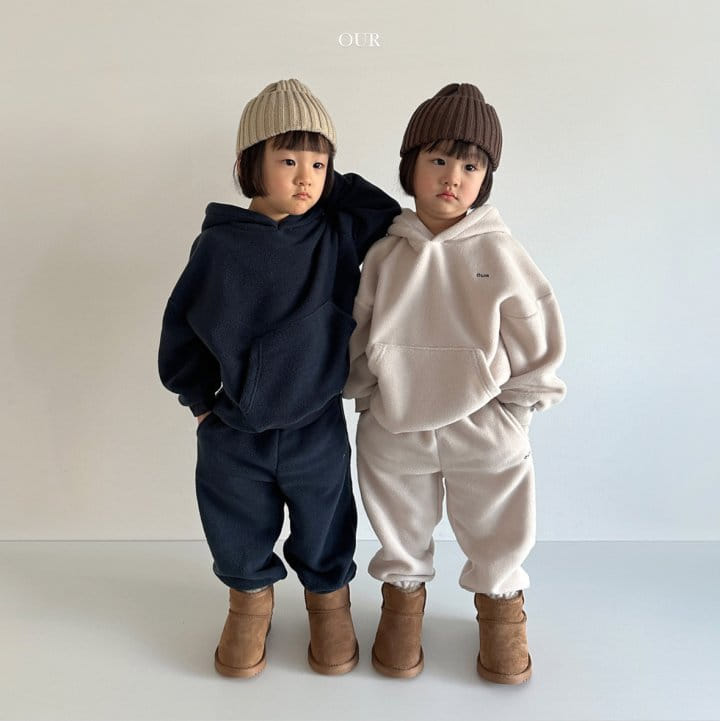 Our - Korean Children Fashion - #childrensboutique - Fleece Top Bottom Set - 11