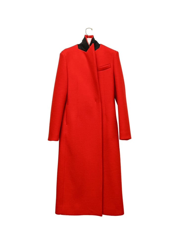Paper Moon - Korean Women Fashion - #momslook - virgin 100 % wool peak lapel tailored maxi coat - 6