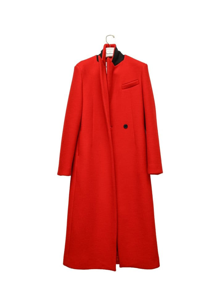 Paper Moon - Korean Women Fashion - #momslook - virgin 100 % wool peak lapel tailored maxi coat - 7