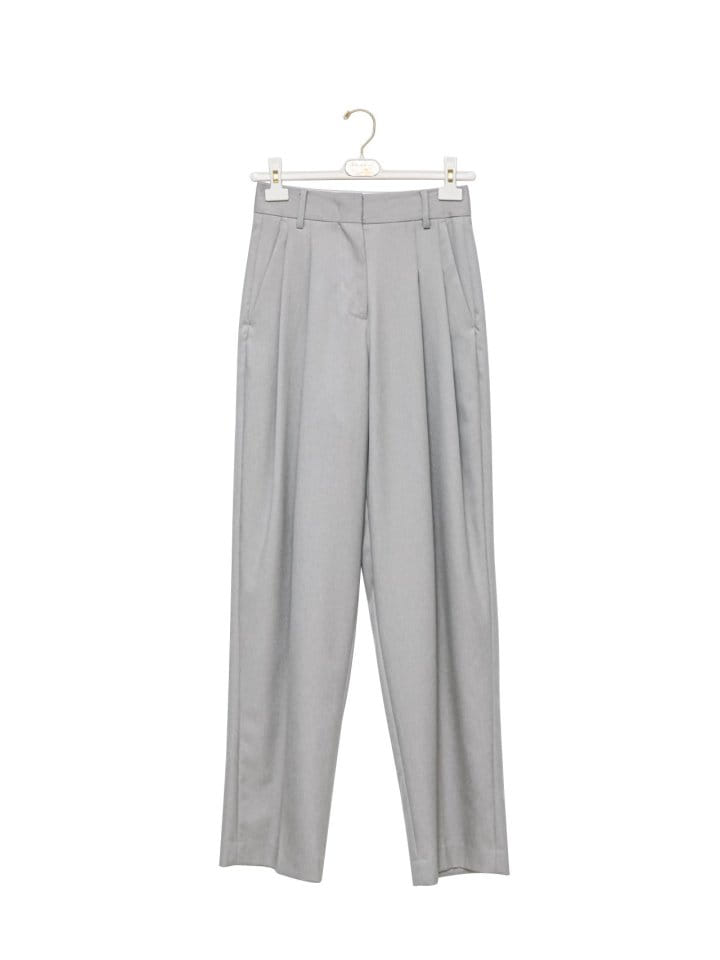 Paper Moon - Korean Women Fashion - #momslook - Soft Touch Pin Tuck Wide Trousers  - 5