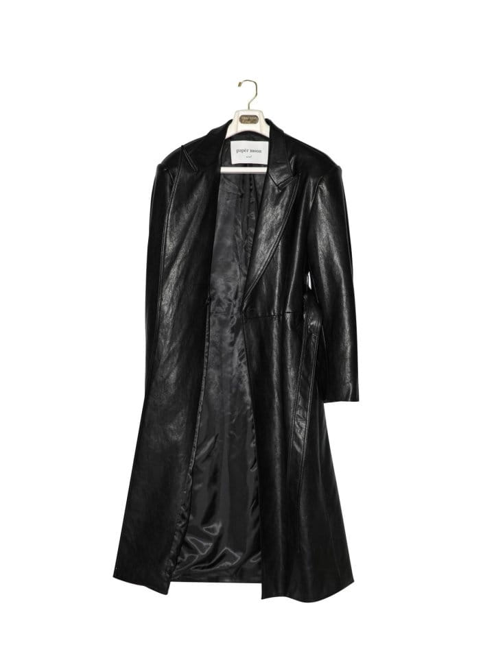 Paper Moon - Korean Women Fashion - #momslook -  Oversized Vegan L Robe Maxi Coat  - 10