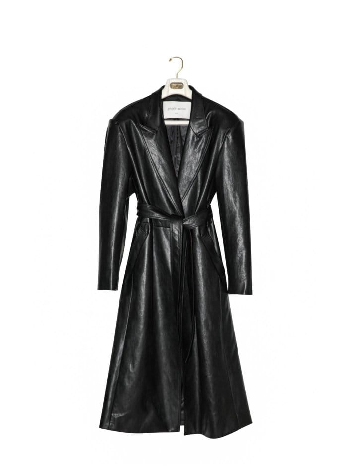 Paper Moon - Korean Women Fashion - #momslook -  Oversized Vegan L Robe Maxi Coat  - 8